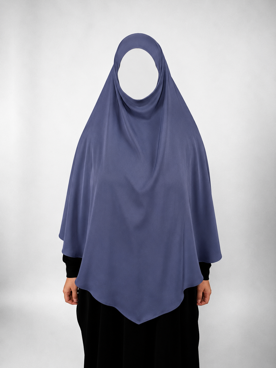 Lavender Smoke Diamond Khimar | Short