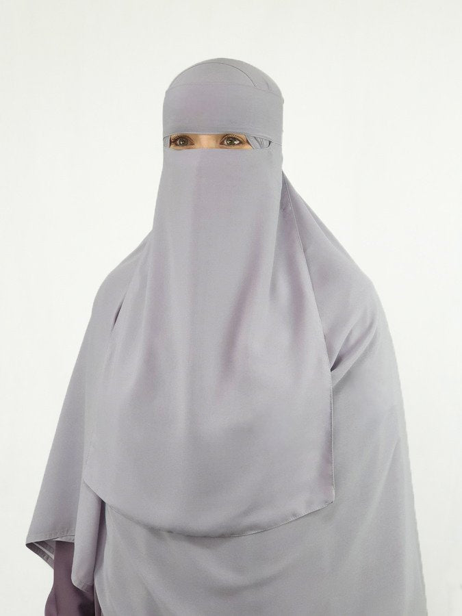 Extra Long 24" Niqab | 1 Layer | No Pinch