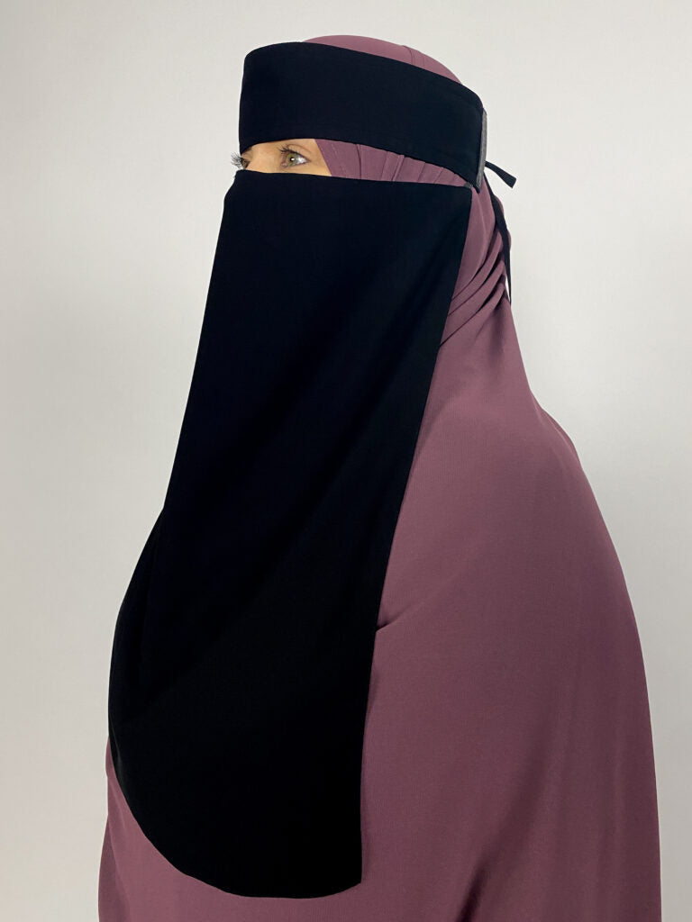 Saudi Niqab | Long | Elasticated Sides