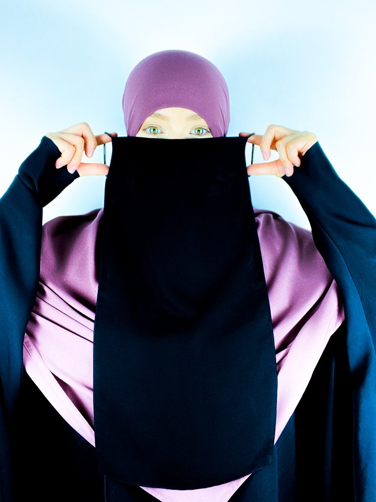 Rectangular Half Niqab: MASK Style