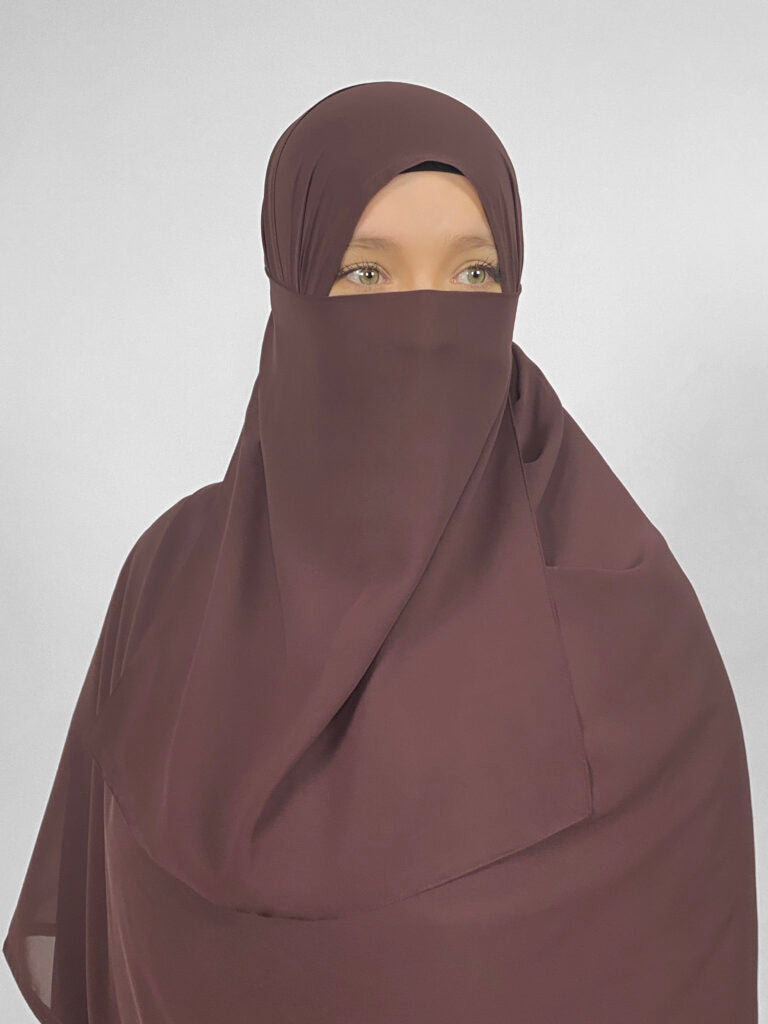 Medium Half Niqab | Tie Back