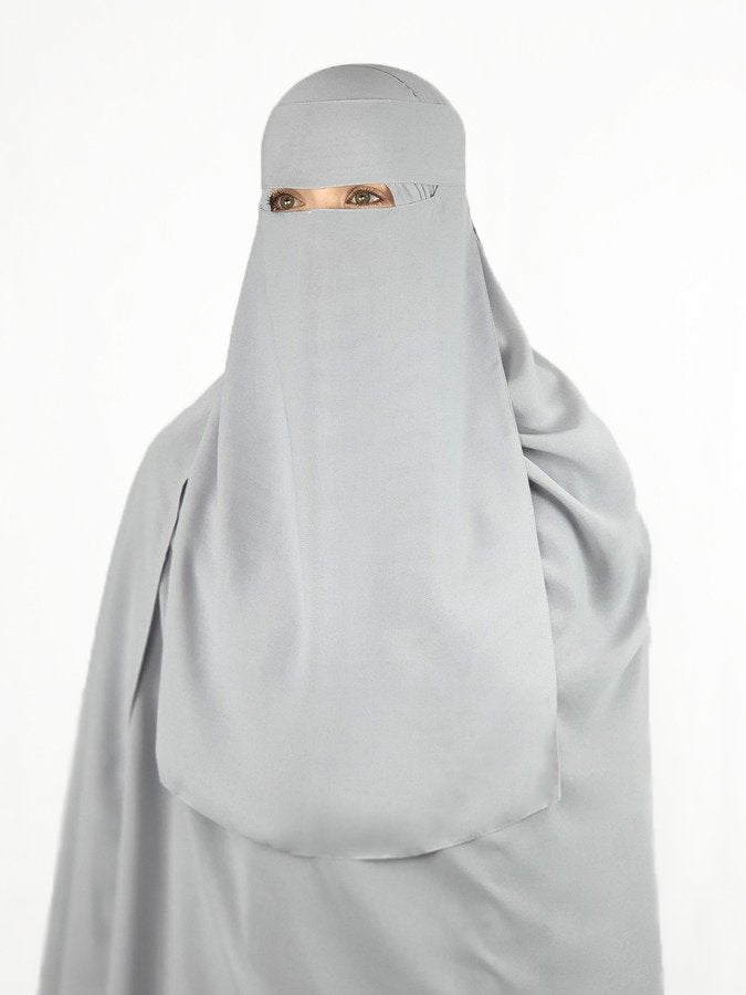 Extra Long 24" Niqab | 1 Layer | No Pinch