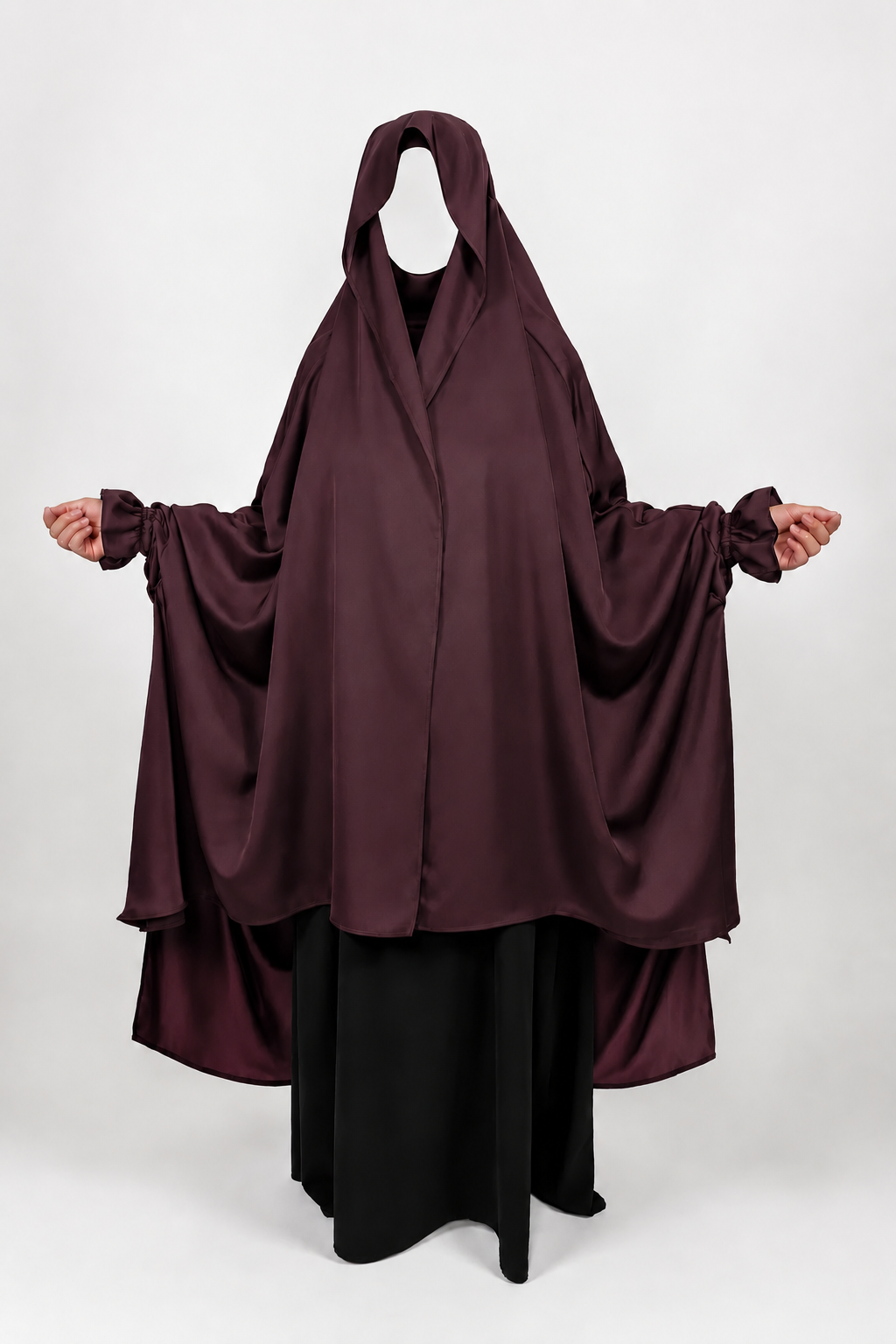 The Concealed Jilbab Top ONLY | Waterfall Style Jilbab with Flap
