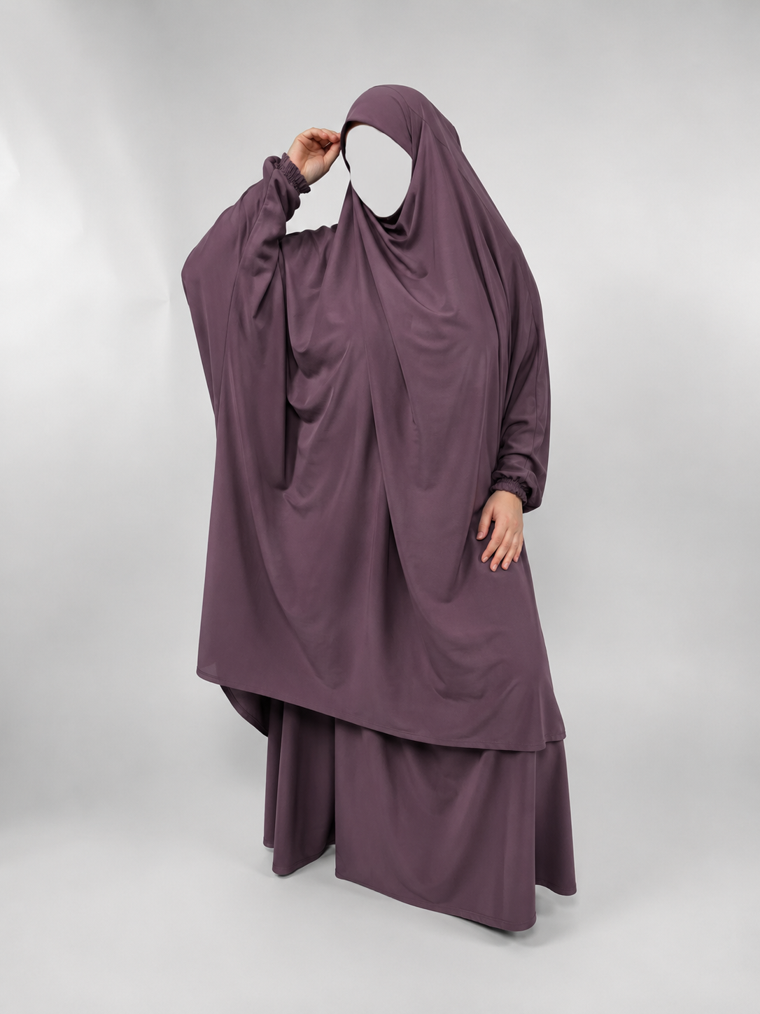 2 Piece Jilbab | Elastic Cuff | Nida