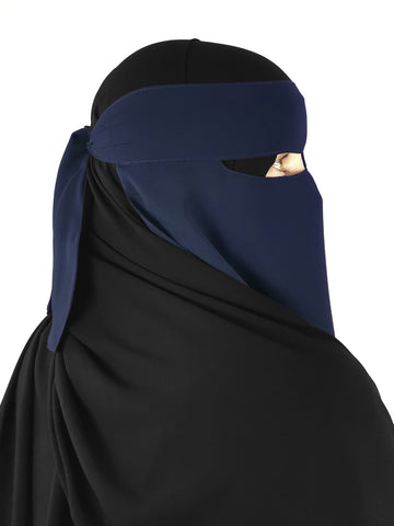 Widows Peak Niqab with Nose String | Medium