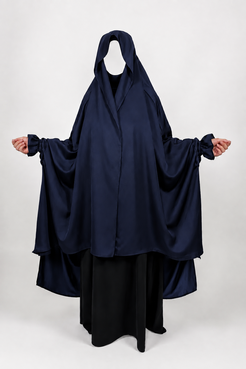 The Concealed Jilbab Top ONLY | Waterfall Style Jilbab with Flap