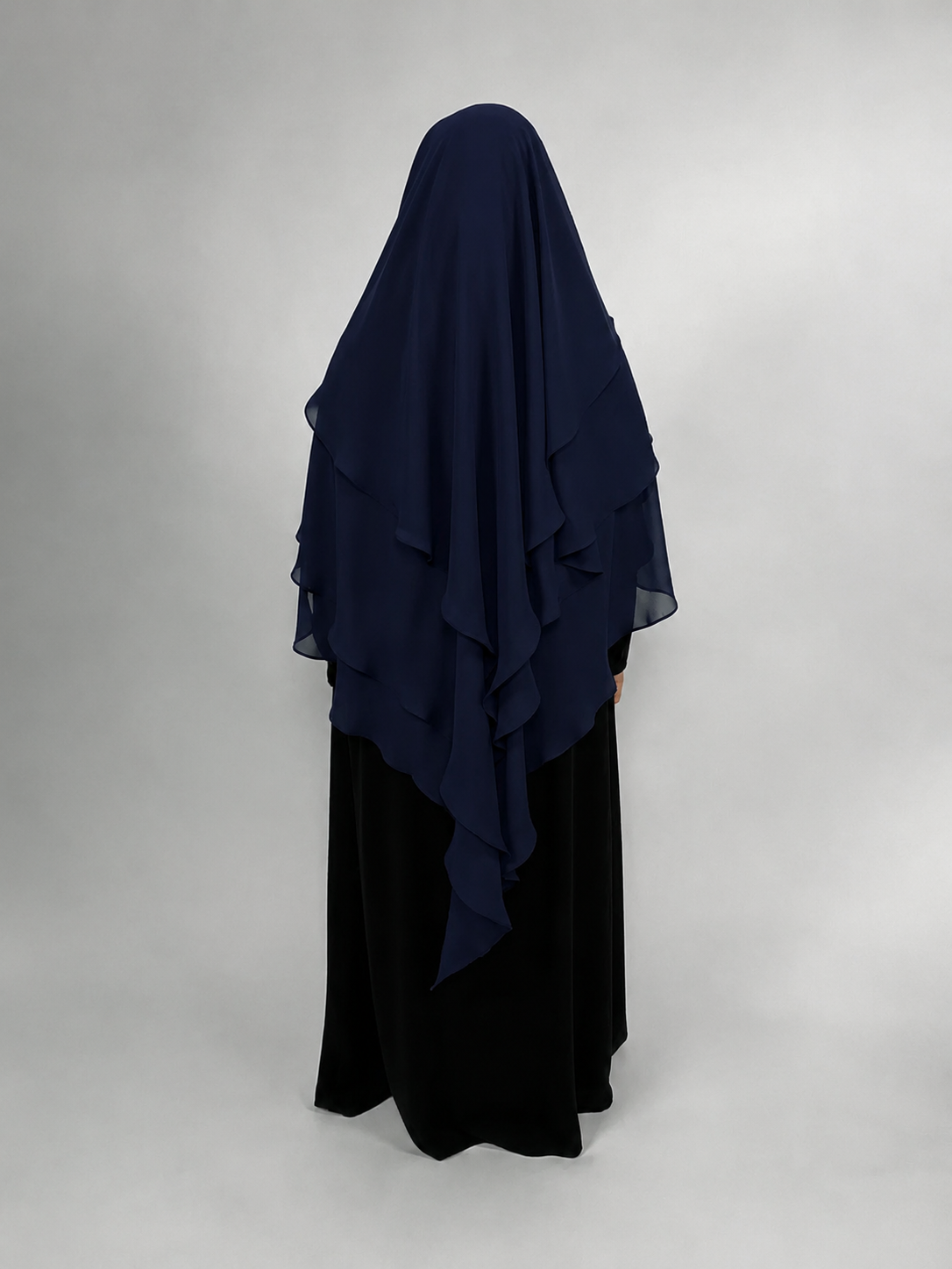 Diamond Layered Chiffon Khimar