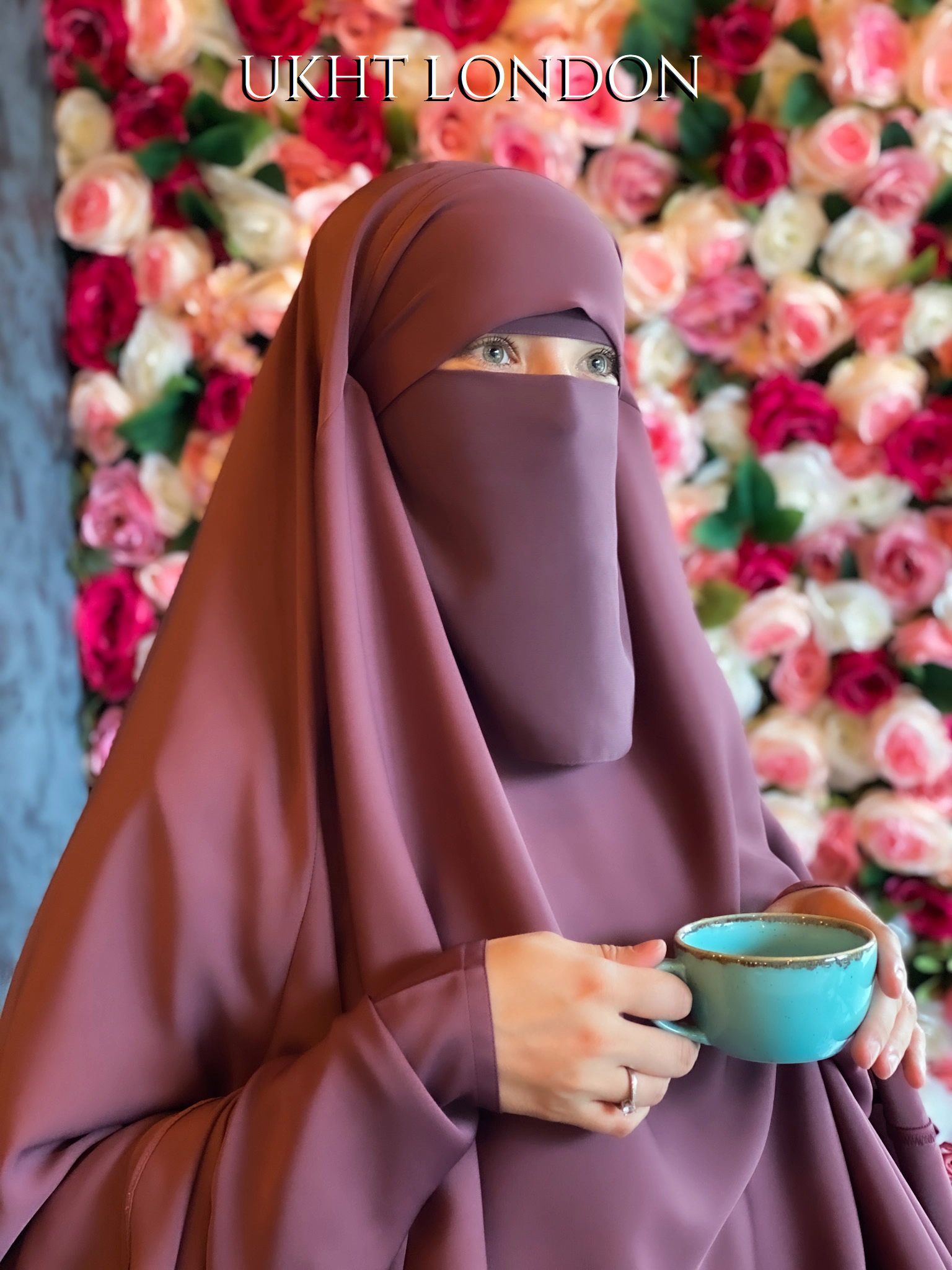 8" 1 Layer Niqab: Wide Eye Opening