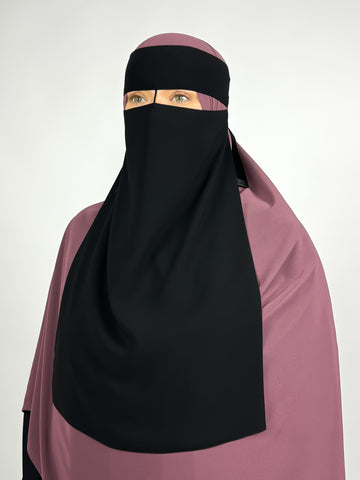 Wide Eye Nose String Niqab | Long