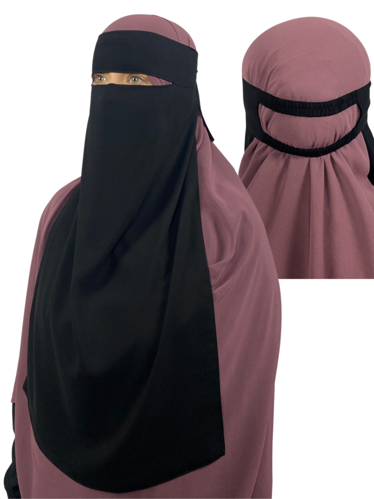 Extra Long Elastic Back Niqab | Pinch