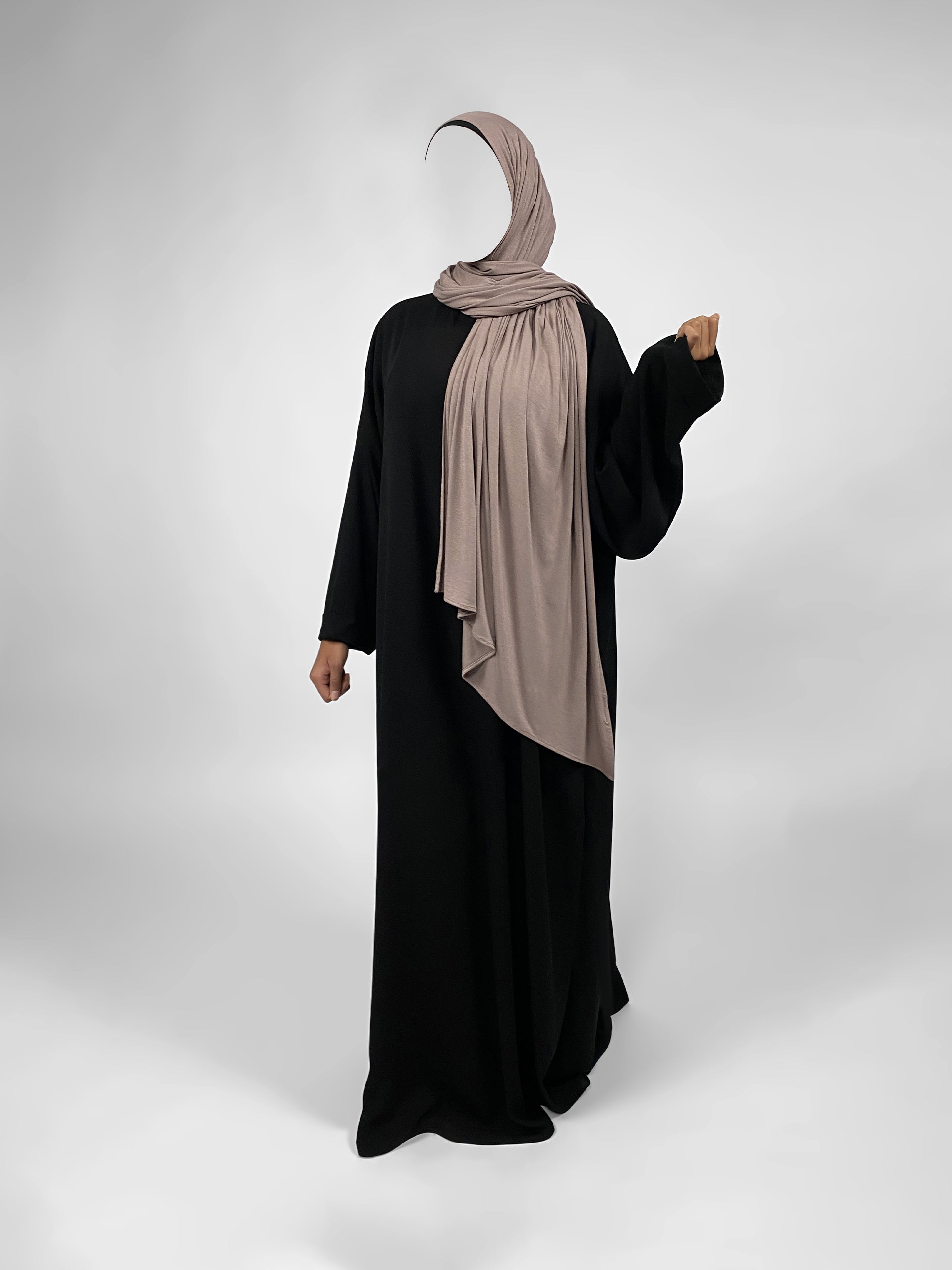 Essential Oversized Abaya | Loose Folded Sleeve | Matte