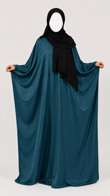 Classic Butterfly Abaya | Peacock Jewel