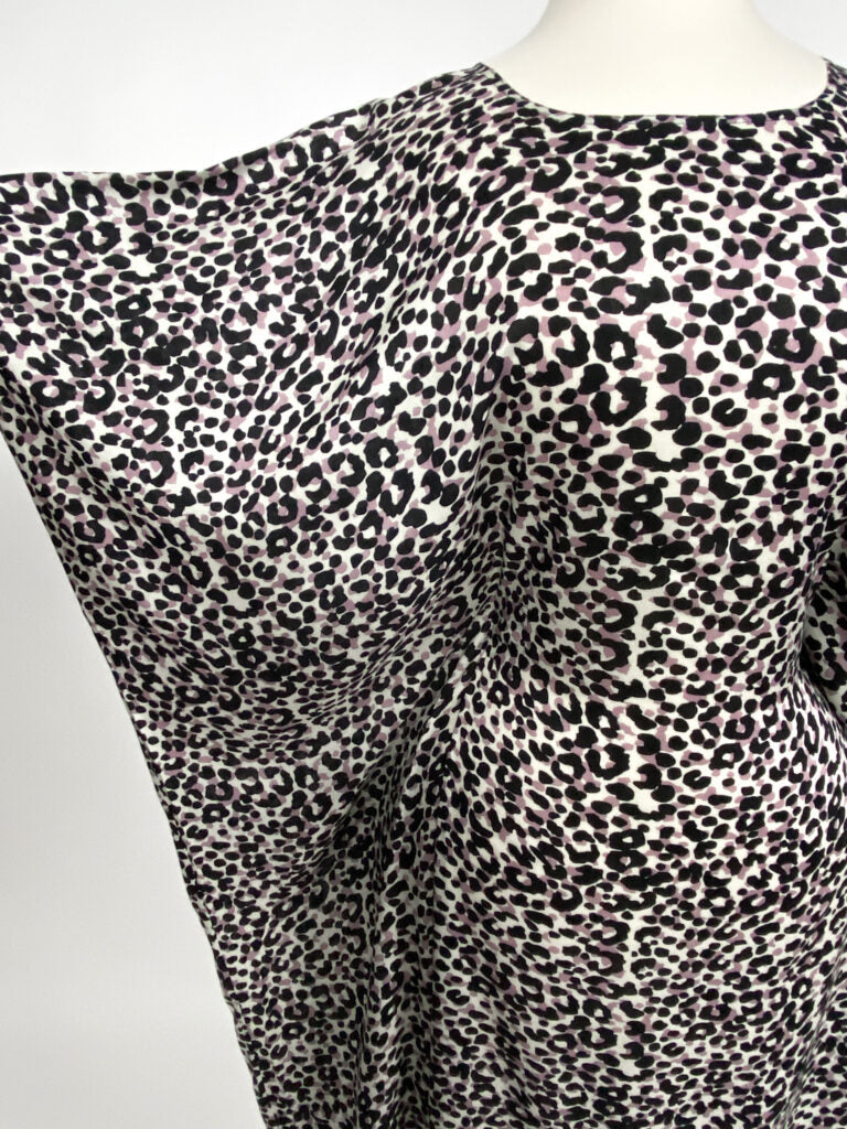 Baati with waist belt | Kaftan | Meksi | Leopard Print