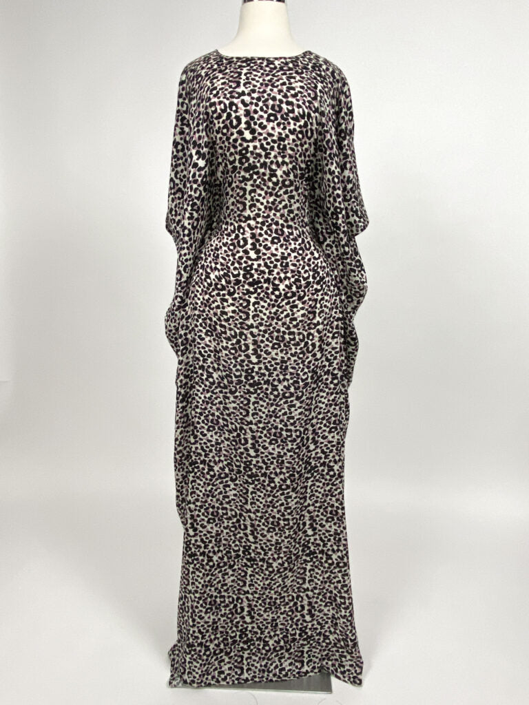 Baati with waist belt | Kaftan | Meksi | Leopard Print
