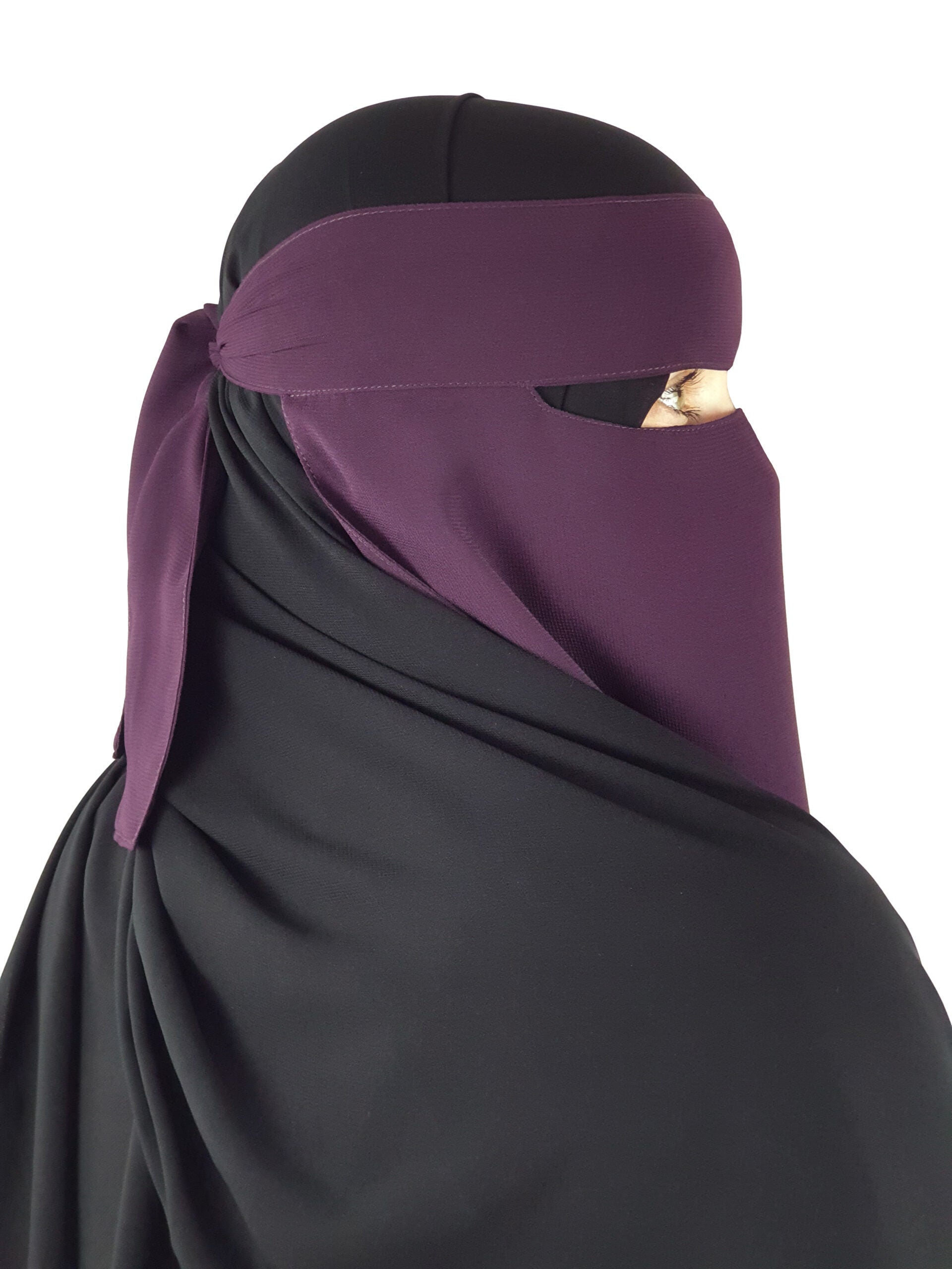 Extra Short 1 Layer Niqab | No Pinch