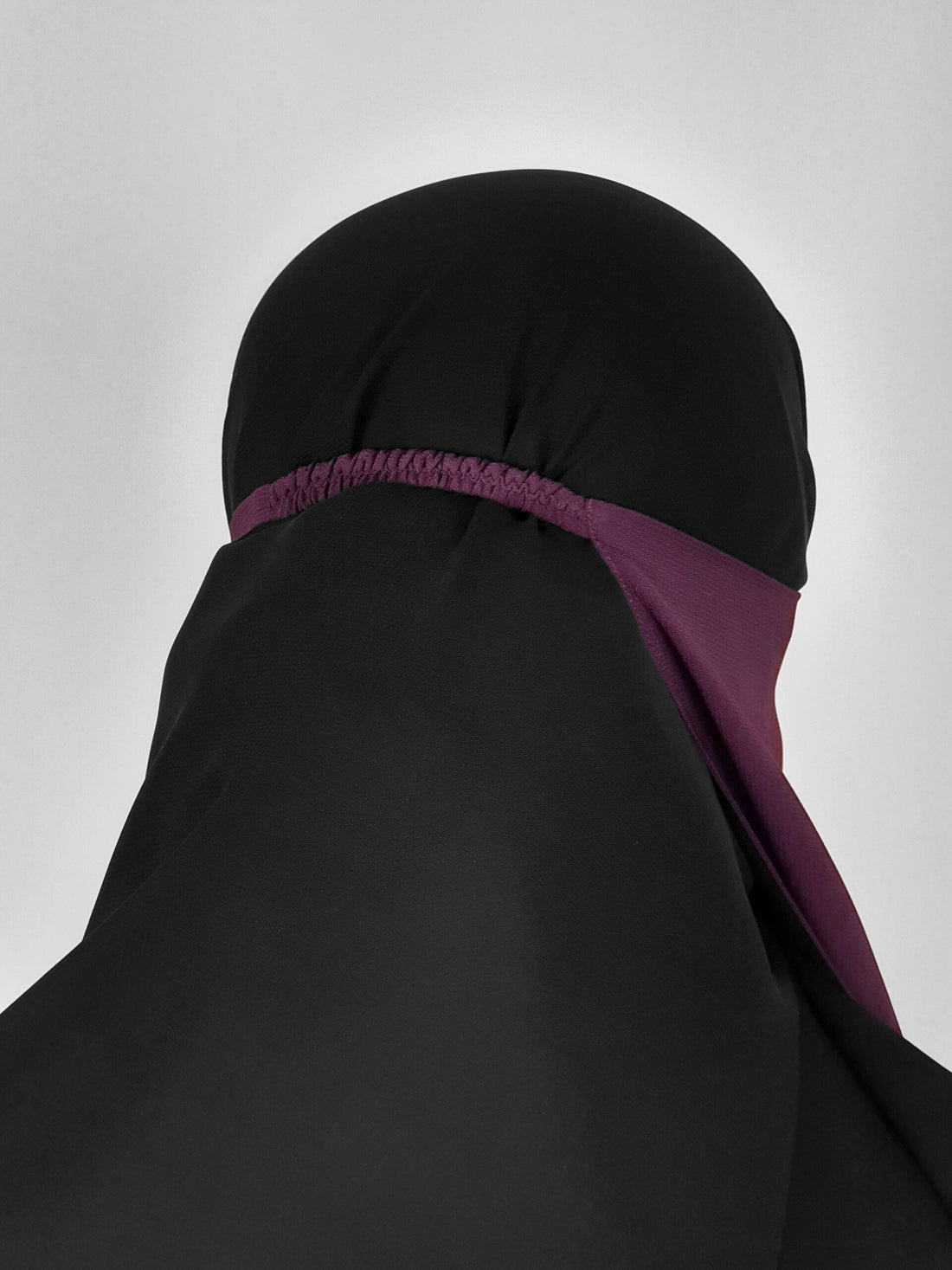 Extra Short Half Niqab | Elastic Back