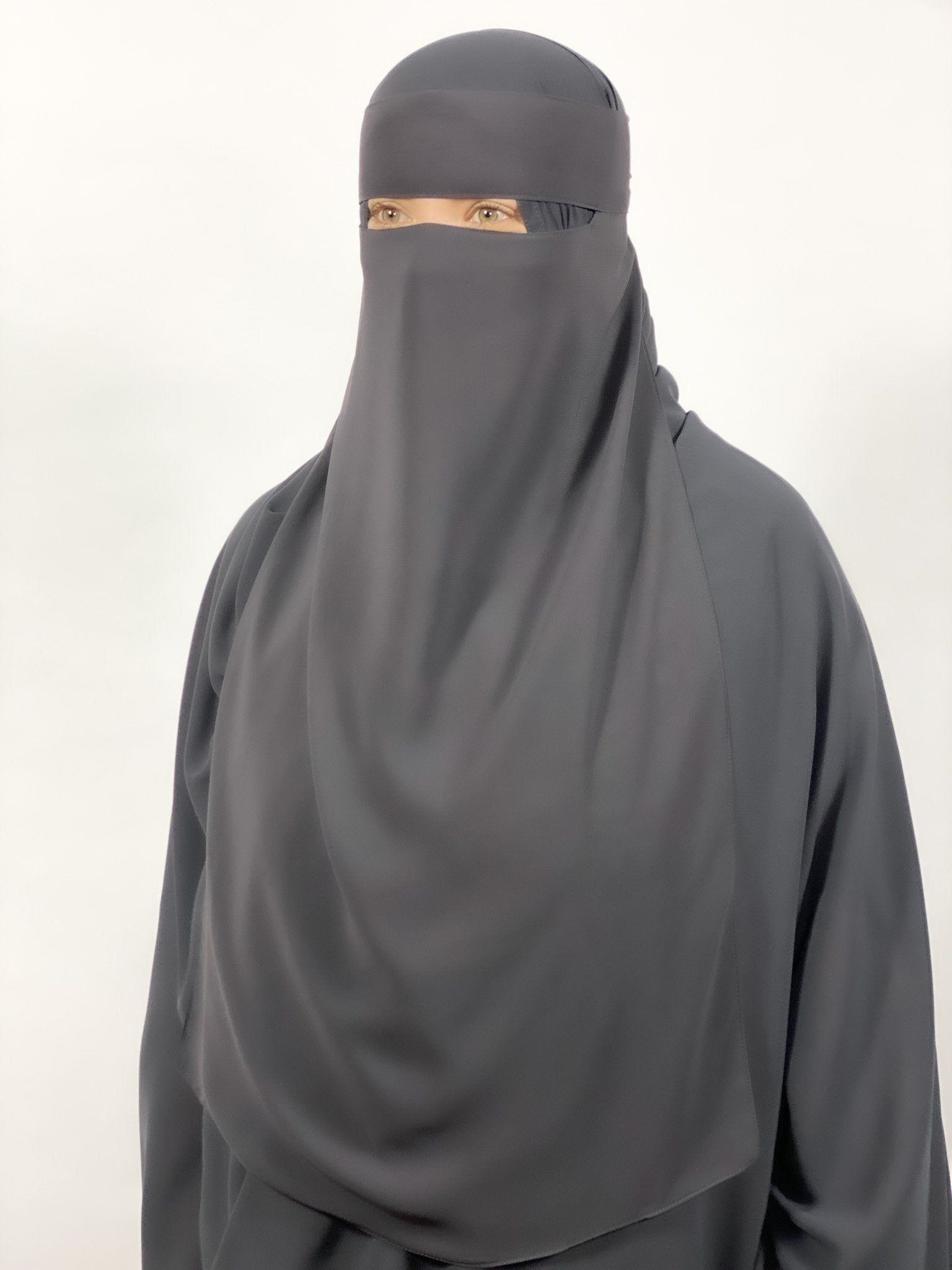 Extra Long 24" Niqab | 1 Layer | No Pinch