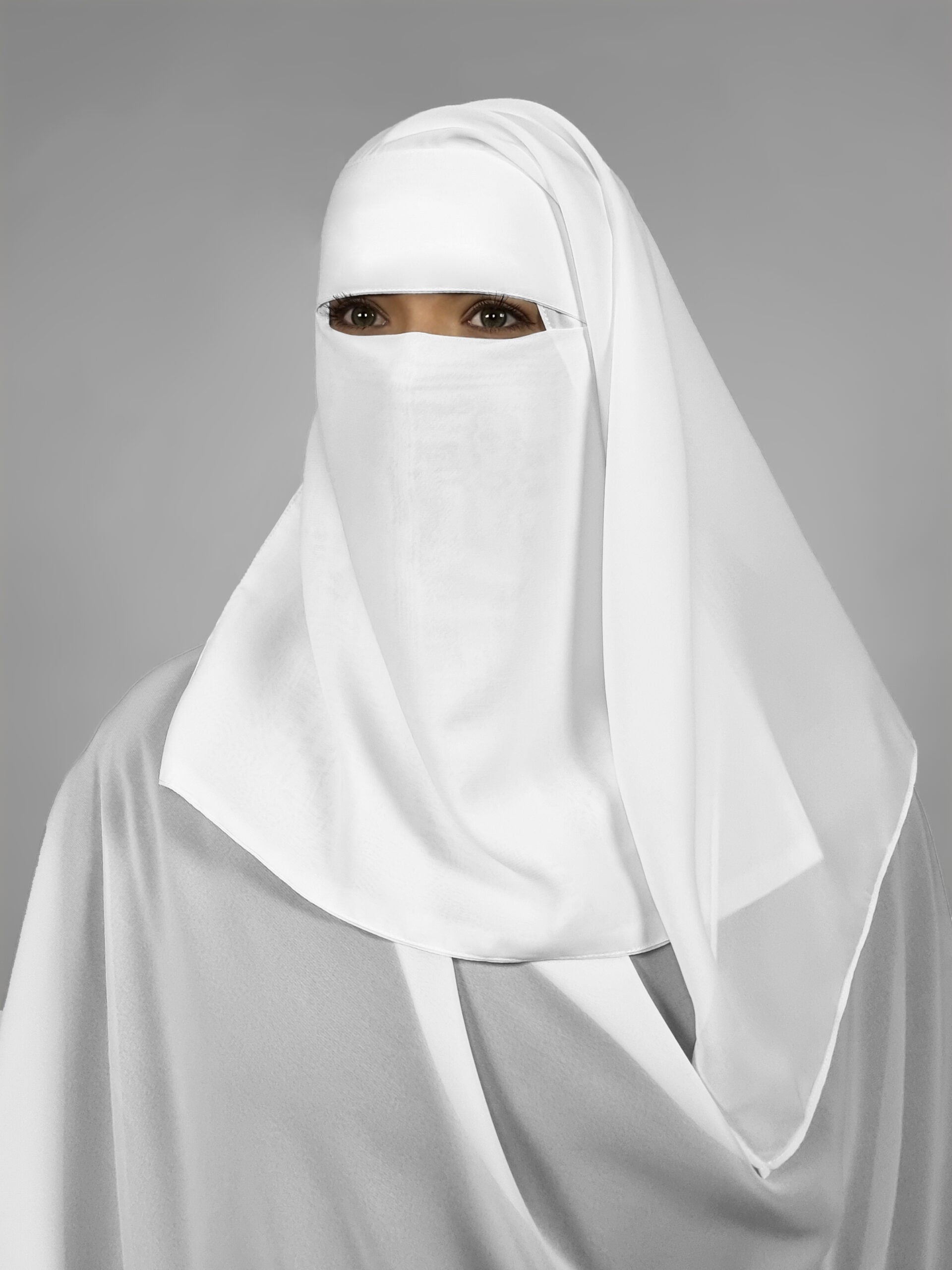 Short 2 Layer Niqab: Pinch