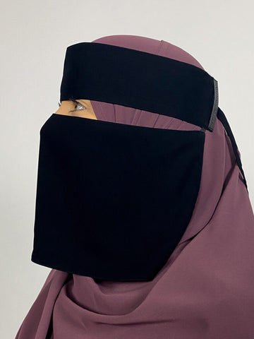 Saudi Niqab | Extra Short | Elasticated Sides