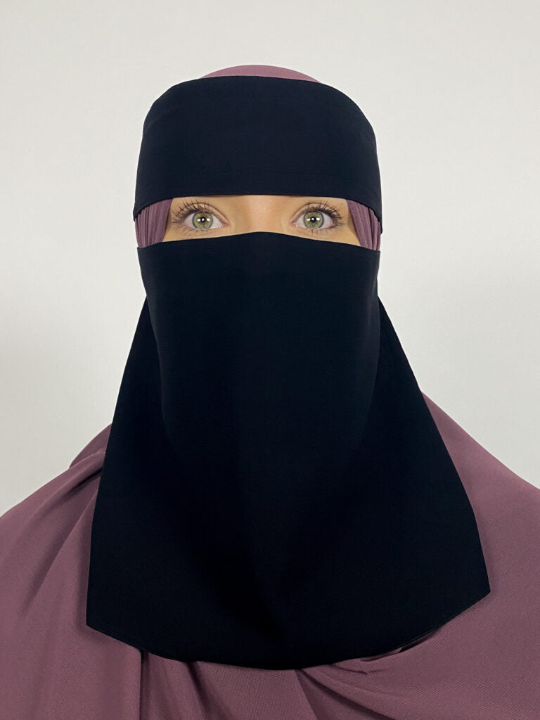 Saudi Niqab | Short | Elasticated Sides