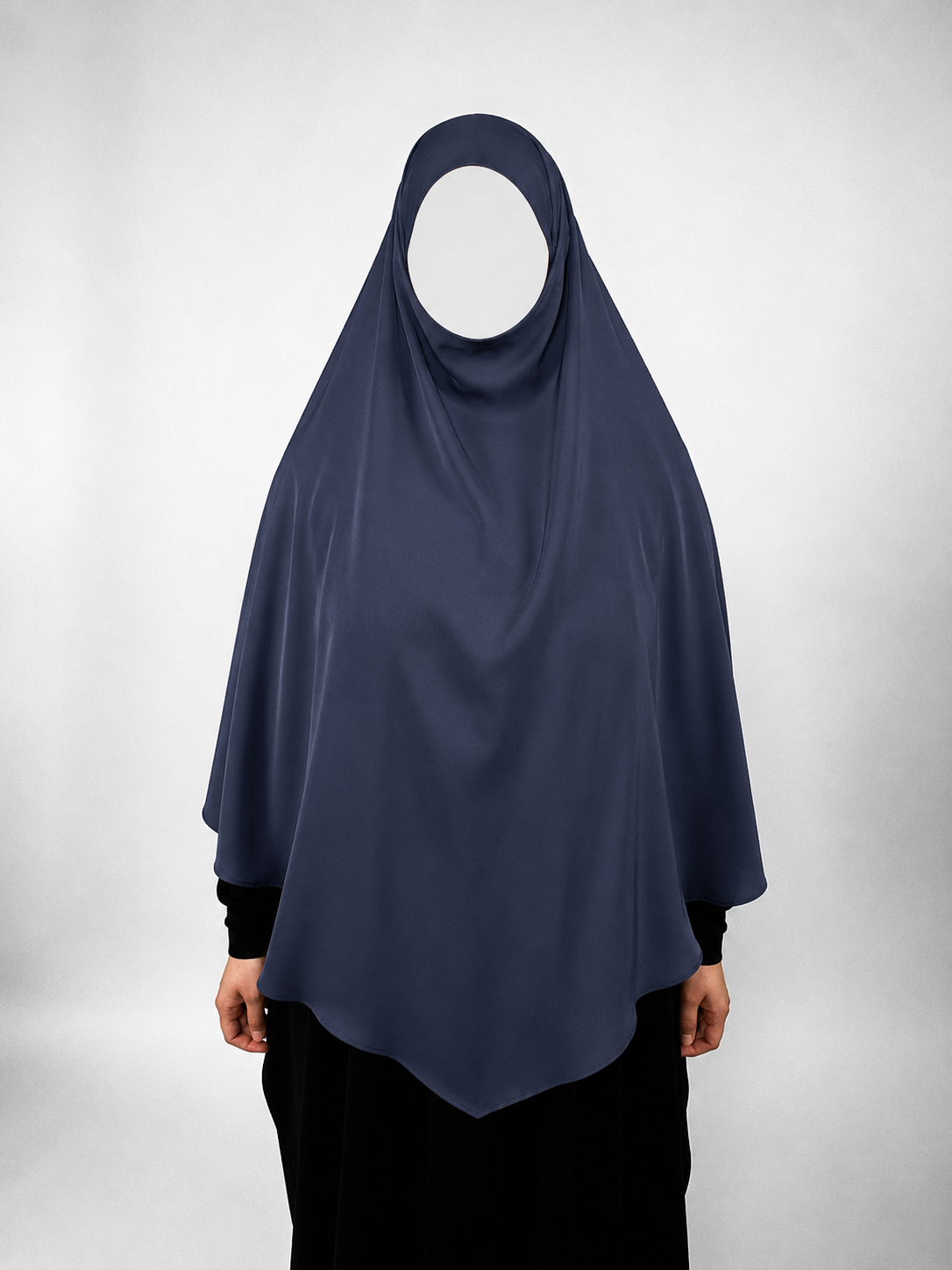 Midnight Slate Diamond Khimar | Short
