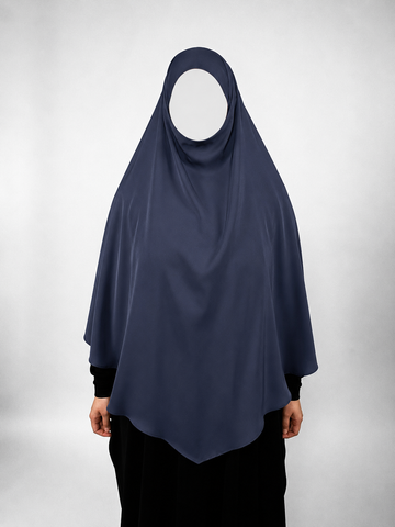 Midnight Slate Diamond Khimar | Short
