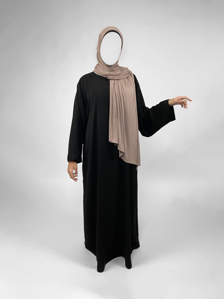 Essential Oversized Abaya | Loose Folded Sleeve | Matte