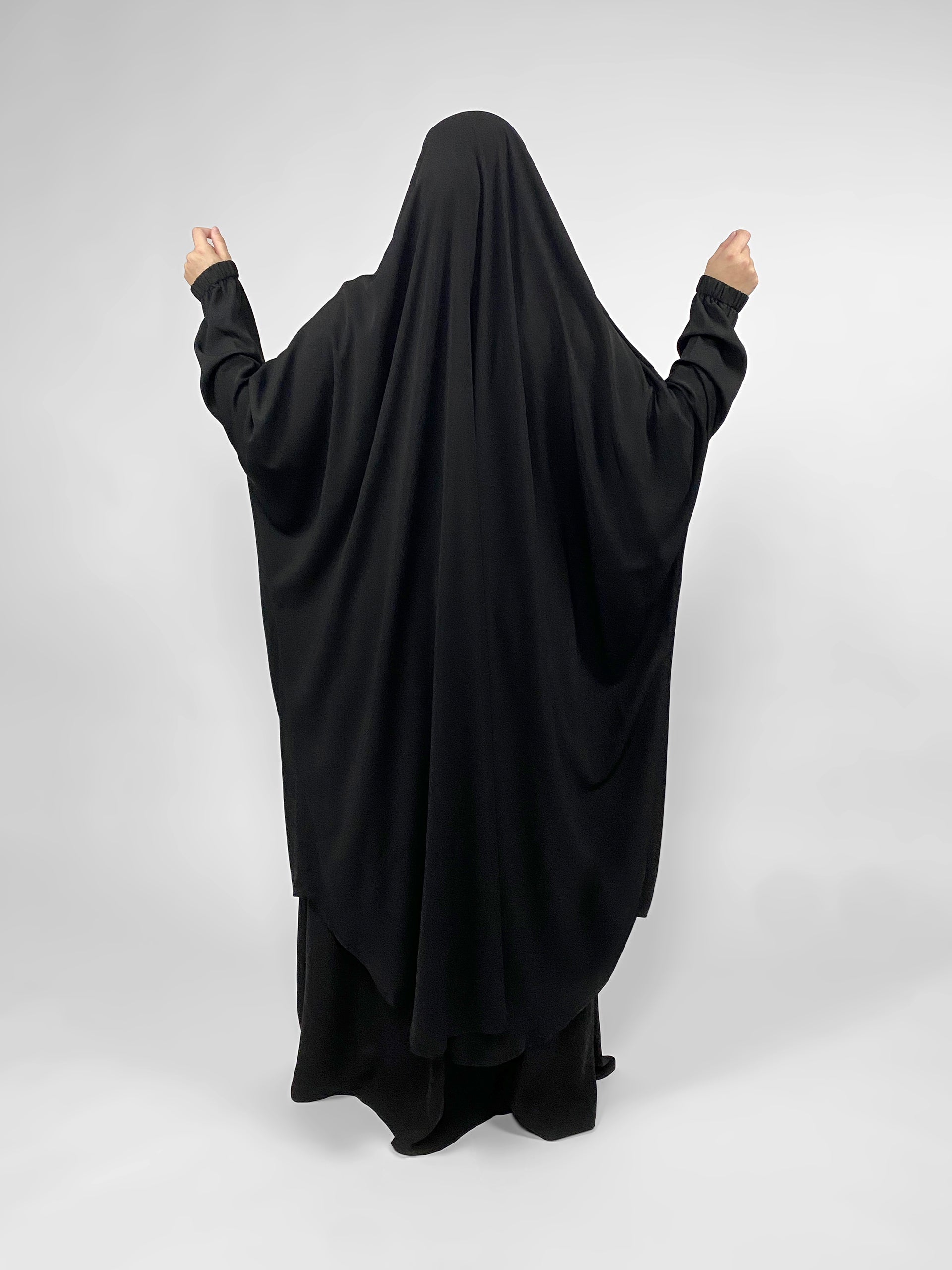 Matte 2 Piece Jilbab | Elastic Cuff