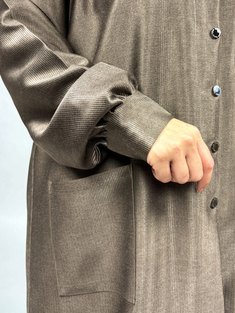 Thick Abaya Coat | Buttons