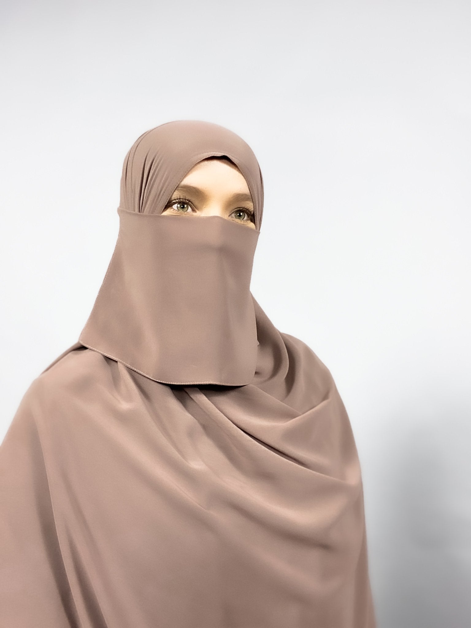 Short Half Niqab | Tie back