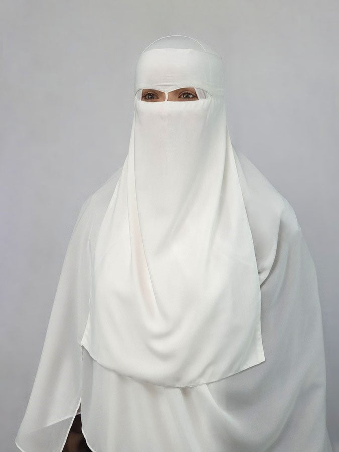24" Widows Peak AKA Eagle Eye Nose String Niqab
